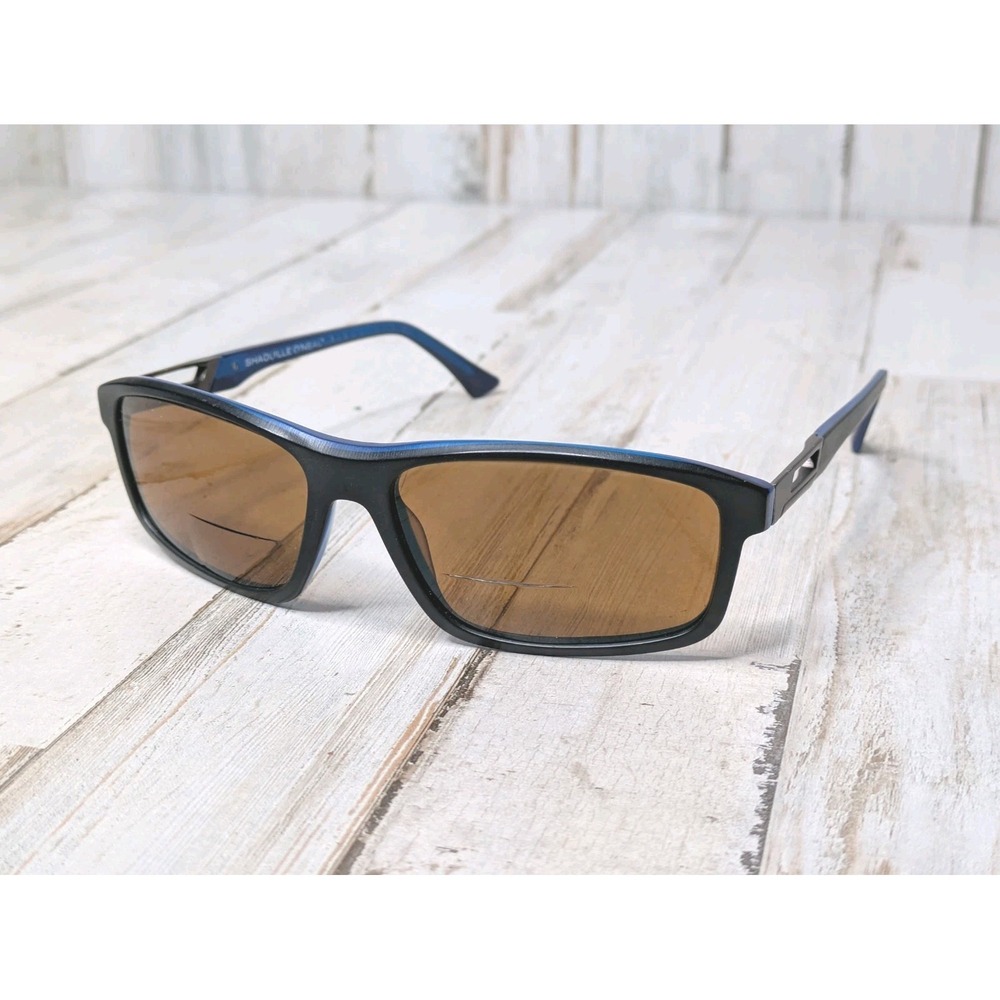 Shaquille O'Neal Signature 8002 Zyloware 172 Black Blue Eyeglasses Frame 145mm